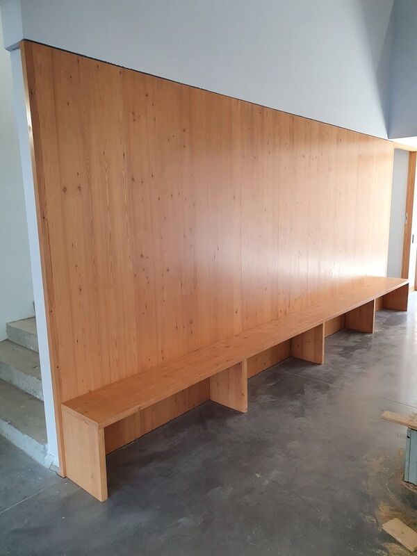 Habillage mural et bancs