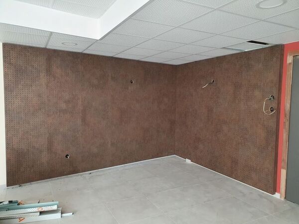 Habillage mural acoustique